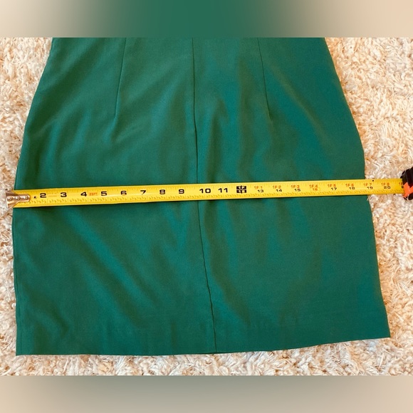 Green One Shoulder Ruffle Mini-Dress - Picture 7 of 7